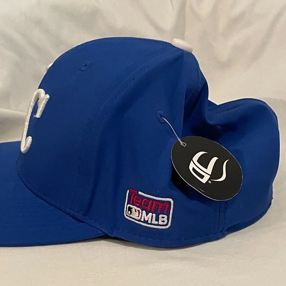 MLB Kansas City KC Logo Hat - Blue and White